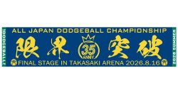 画像1: 2026夏全国大会記念フラット織マフラータオル